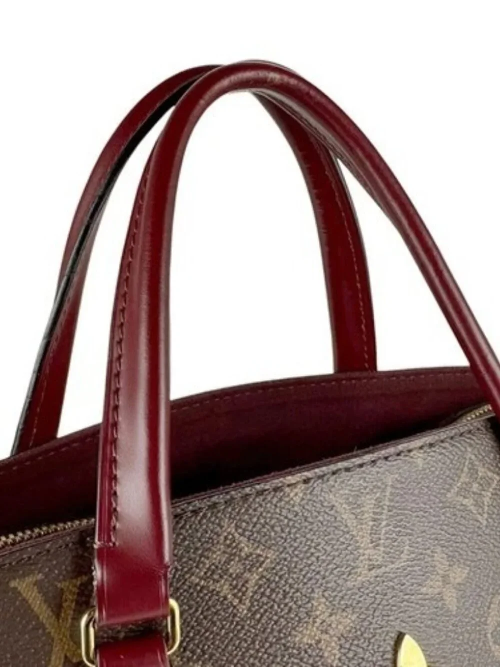 Auth LOUIS VUITTON Flower Zipped Tote MM Handbag Shoulder Bag M44348 - z9877 - Picture 10 of 15